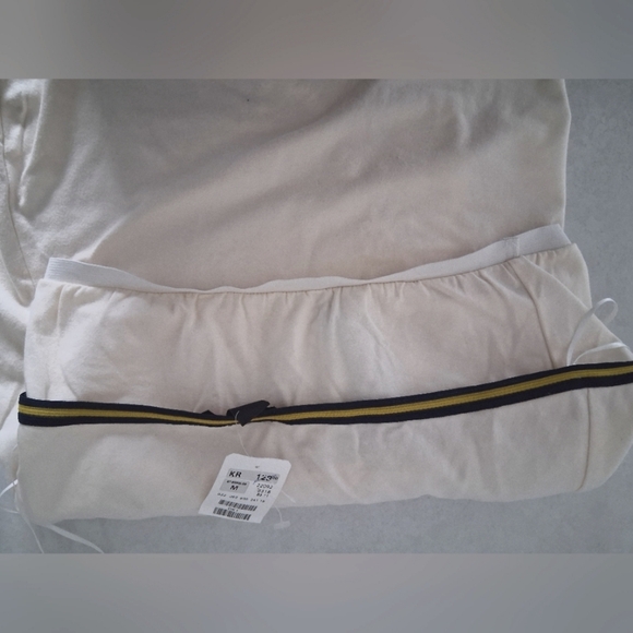 NWT H&M LOGG Sport/ Cream Orange Halter Neck Midi Dress/ Tennis/ Size US M - Picture 5 of 11